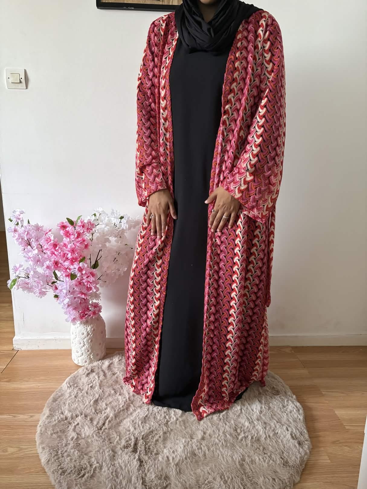 Kimono Hanami Rose — Vue 1