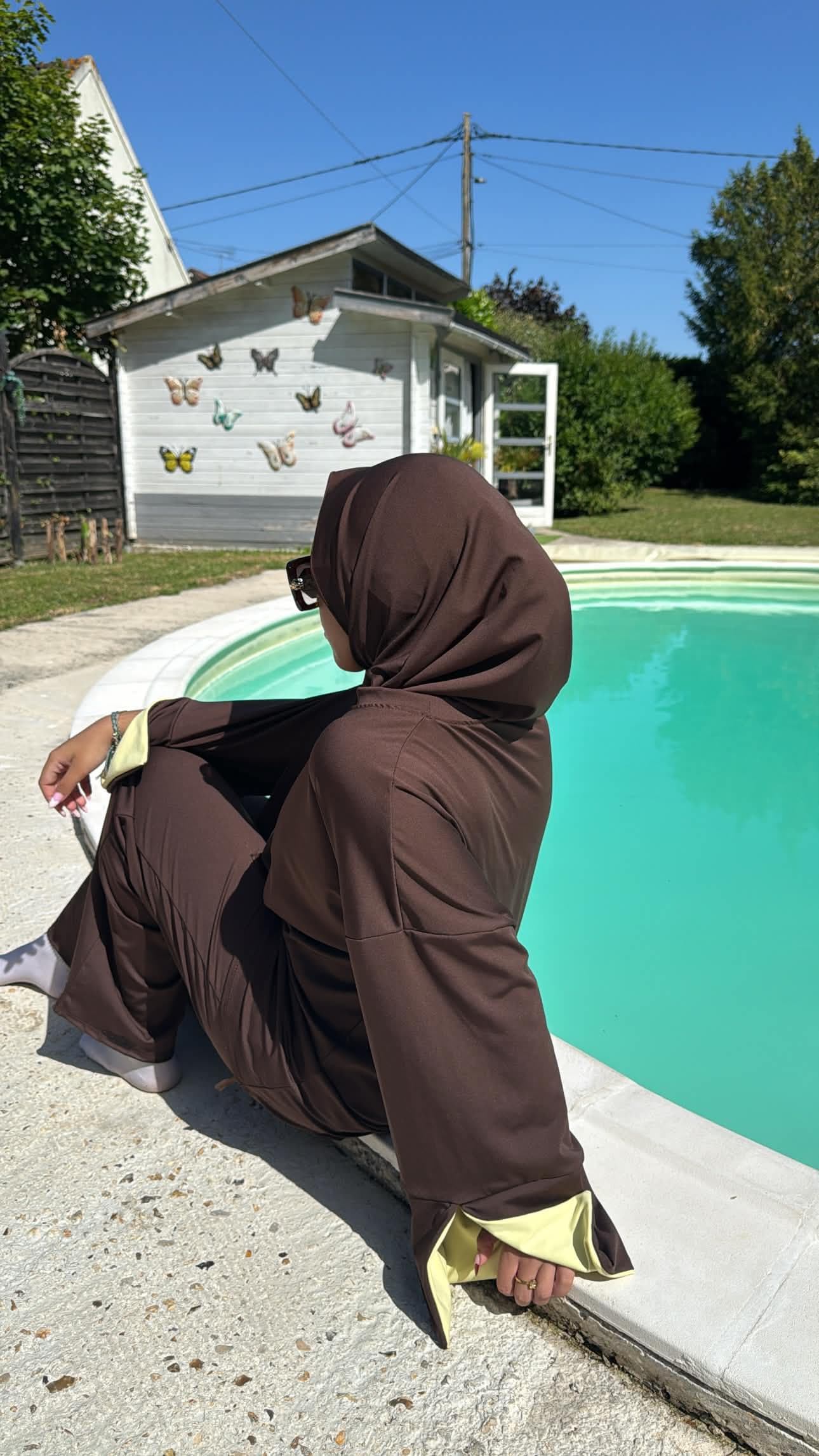 Burkini Soleil Marron — Vue 4